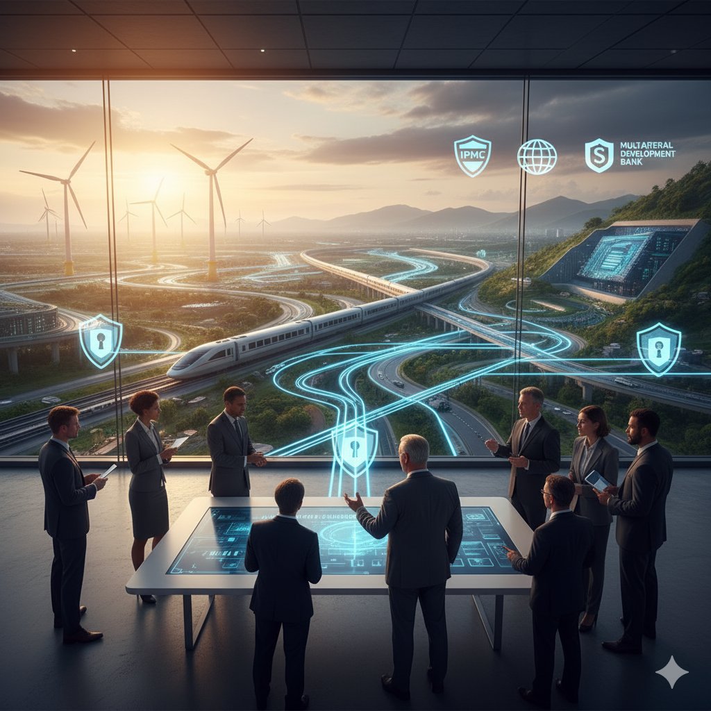 IntPaymasters's tweet image. IPMC partners with investors and multilateral banks to safeguard capital pipelines behind renewable energy, transport, and digital projects.
#capitaloversight #financeleaders #developmentfinance #fundmanagement #infrasecurity #VeteranOwned