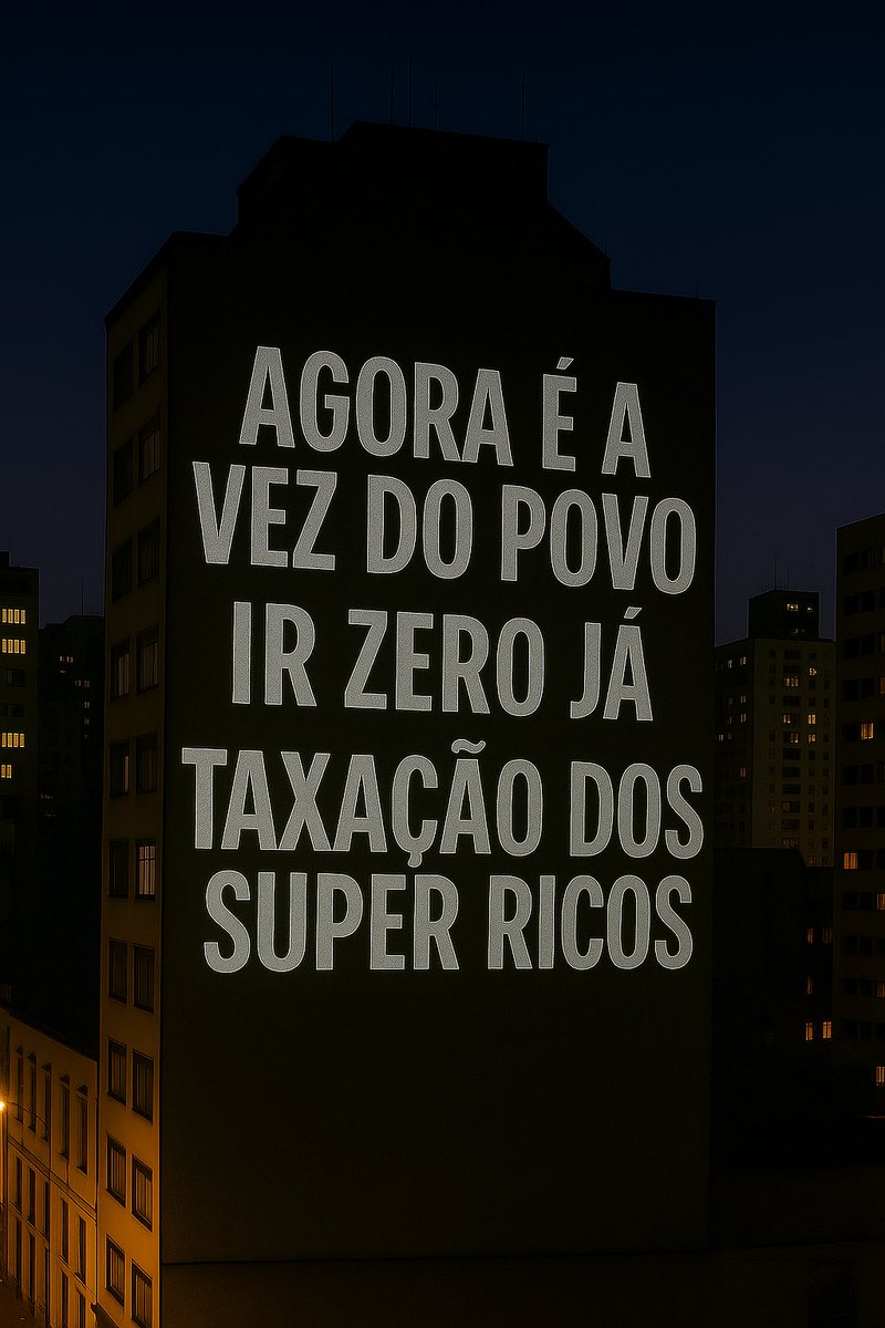 dsar_r's tweet photo. AGORA É A VEZ DO POVO 
IR ZERO JÁ 
TAXAÇÃO DOS SUPER RICOS https://t.co/PbI4H2ot1c