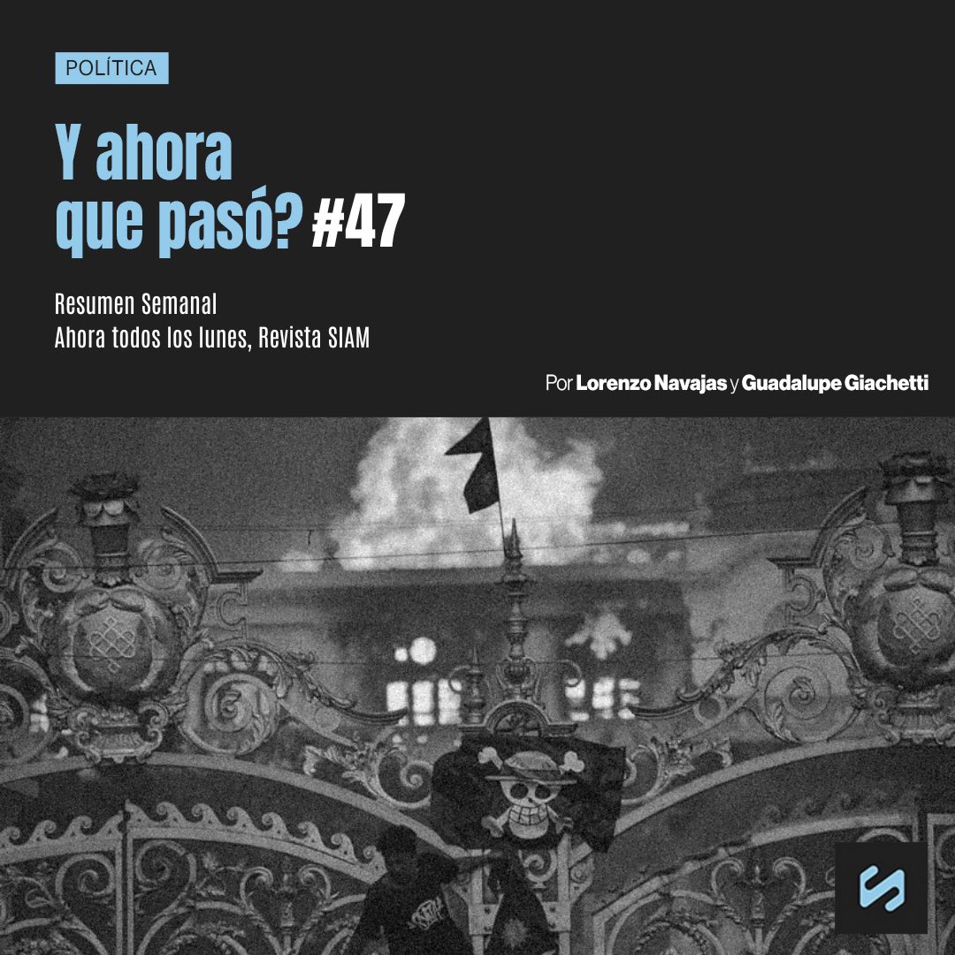 “Hay décadas en las que no ocurre nada, y hay semanas en las que ocurren décadas” 
Esta fue una semana en la que pasaron, al menos, varios años. Nacional o internacional, lo que prefieras, pasaron un montón de cosas.

Por <a href="/Bladifiquese/">Fedaykin</a> y <a href="/guadigiachetti/">guadi🌞</a>