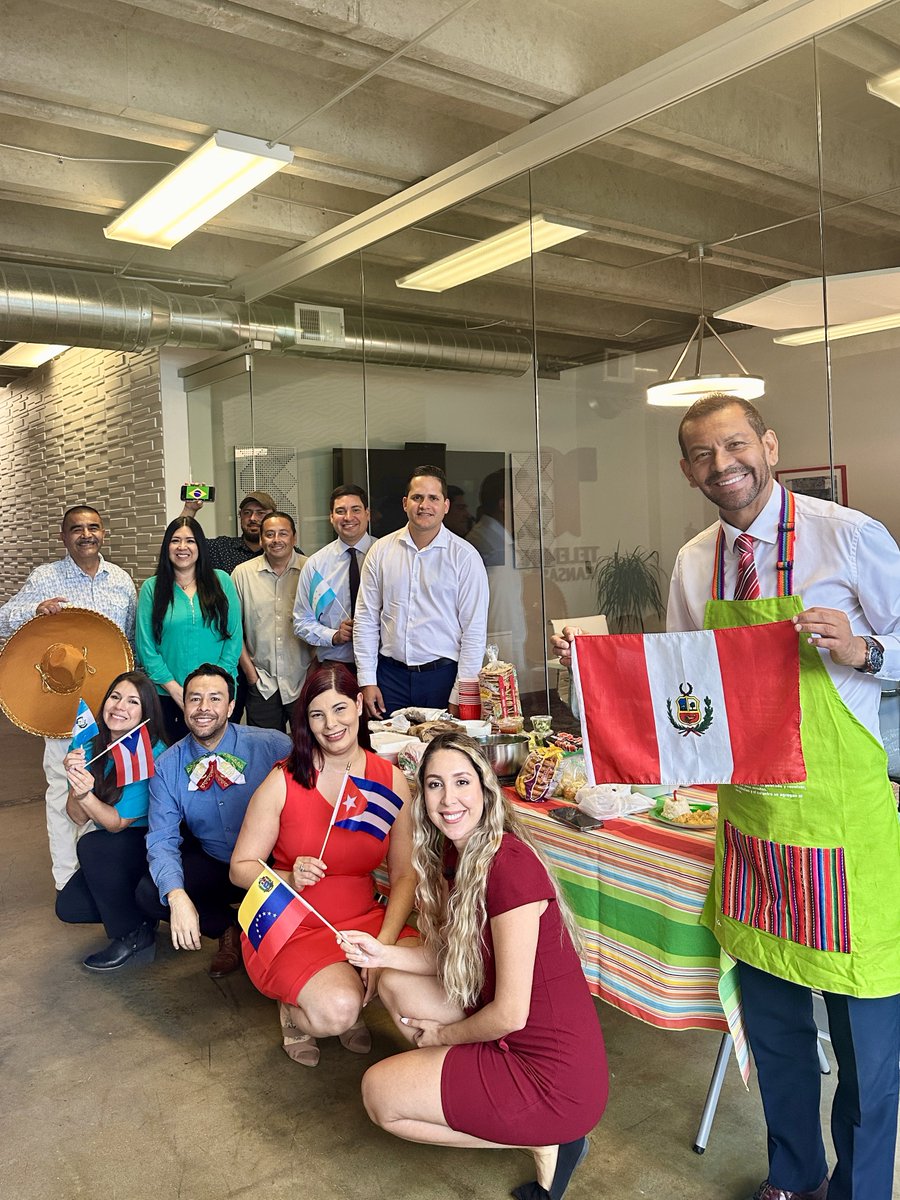 As we start celebrating Hispanic Heritage Month today, our <a href="/TelemundoKC/">Telemundo Kansas City</a> team gathered to share our heritage through food-represented by 9 different countries! 🍽️ 🇺🇸 🇲🇽 🇧🇷 🇨🇺 🇵🇪 🇬🇹 🇵🇷 🇭🇳 🇻🇪