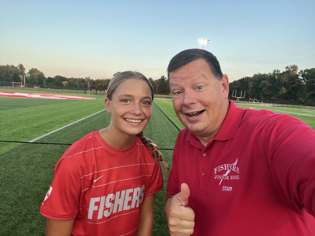 Sturgeonteach's tweet photo. Very honored to be recognized by this amazing young lady at the FHS Soccer Teacher Appreciation Night. And it is a beautiful night to watch a match. #ilovemyjob https://t.co/DF8QTRvIQv