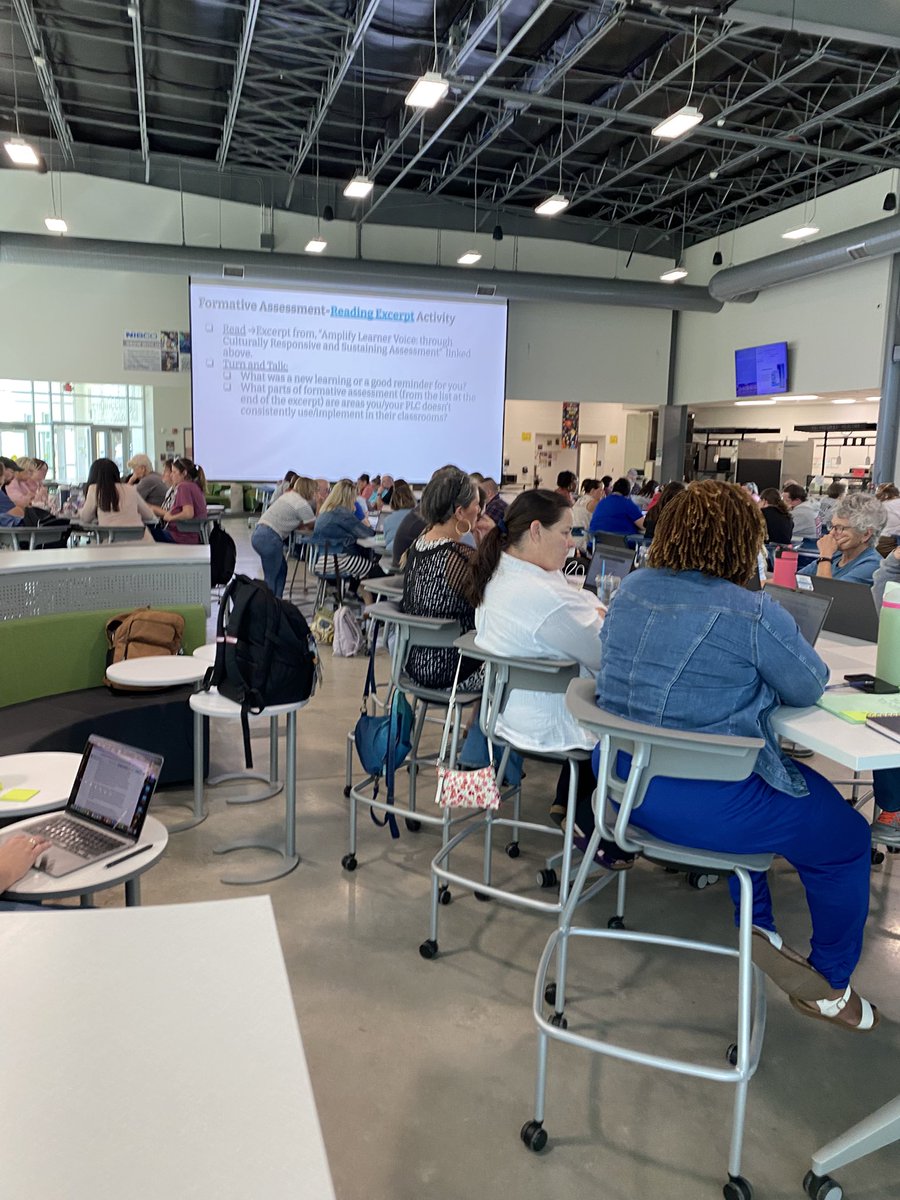 MrsSarahHenry's tweet photo. Full day of facilitating professional learning around PLC Work for Elkhart Community Schools! 

#AlignYourArrows #CollectiveTeacherEfficacy @HuffLarry @MimiToddPress https://t.co/I20gCNbZaz