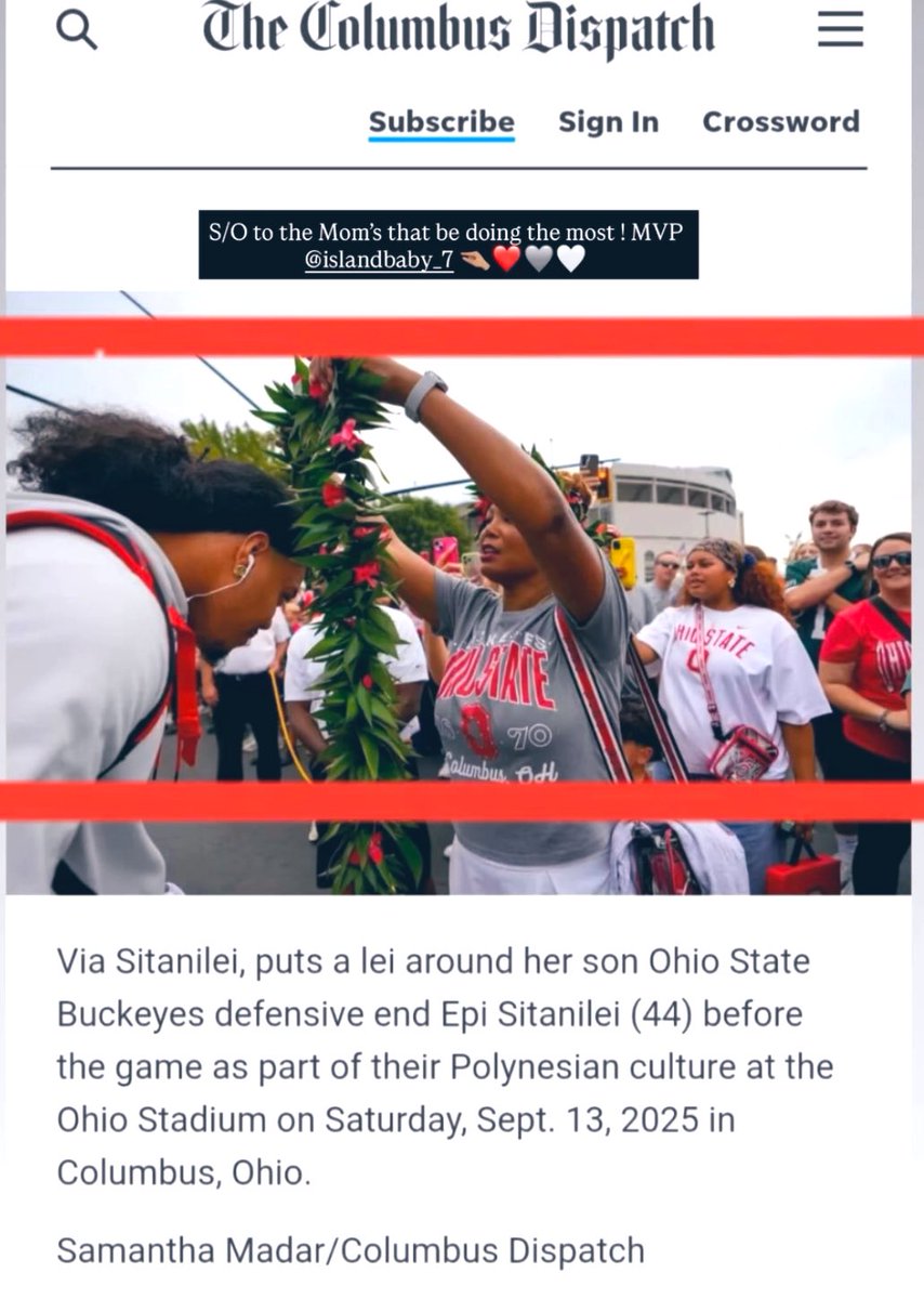 V2_ez's tweet photo. Even in Ohio WE BRING WHO WE ARE!! @OhioStateFB @islandbaby27
#ANGAFKTONGA #FAASAMOA
#CULTURE https://t.co/bk9aEyWZFu