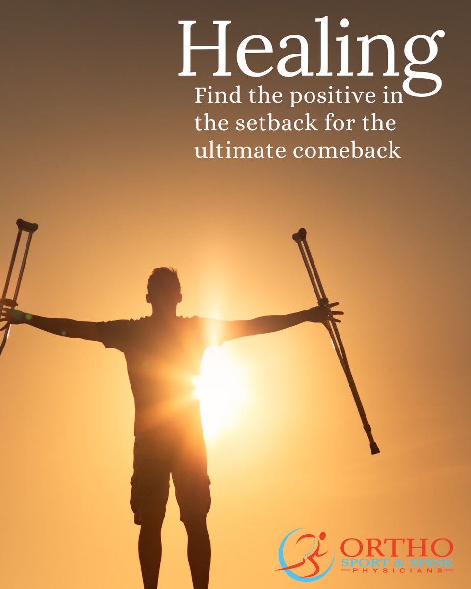 ✨ Every challenge is an opportunity to rebuild stronger. At Ortho Sport &amp; Spine Physicians, we’re here to help you move past setbacks and get back to doing what you love. 💪🦴