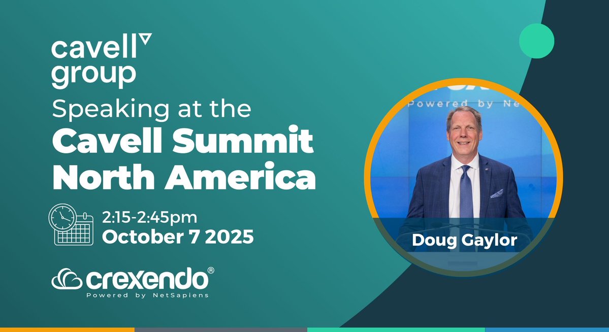 NetSapiens a Crexendo Company (@netsapiens) on Twitter photo Don't miss Crexendo® President and COO <a href="/douggaylor/">Doug Gaylor</a> at the upcoming Cavell Summit North America, when he shares insights on the future of channel partnerships.
More details: bit.ly/41Cblfj
#PoweredByNetSapiens #CloudComms #Cavell Don't miss Crexendo® President and COO <a href="/douggaylor/">Doug Gaylor</a> at the upcoming Cavell Summit North America, when he shares insights on the future of channel partnerships.
More details: bit.ly/41Cblfj
#PoweredByNetSapiens #CloudComms #Cavell