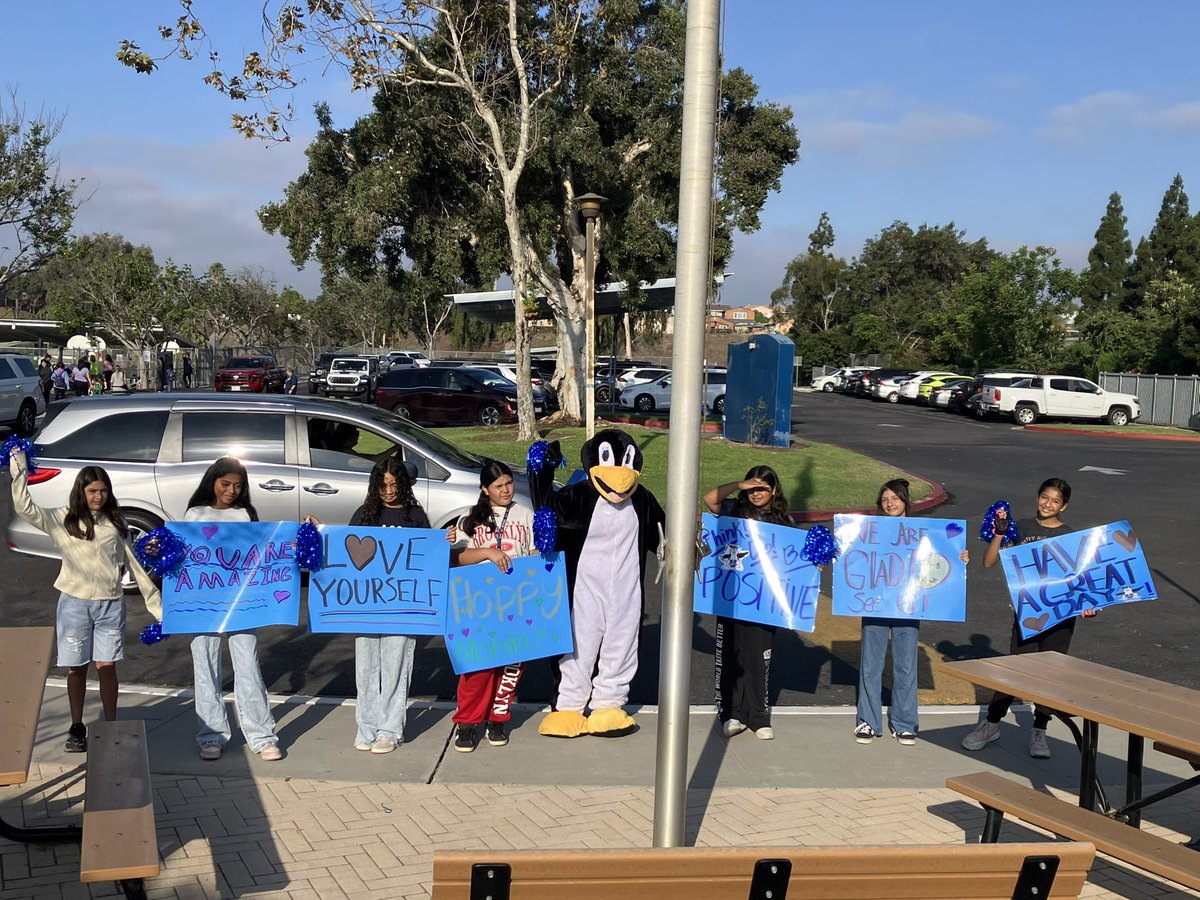 penceSBUSD's tweet image. It was a jammed packed day of events at Pence today. It began with the welcoming of our Pence Penguin, Student Council Speeches &amp;amp; Elections and last but not least recognizing students for their attendance in school. Penguins Rock!🐧 @sbusd_news #pencepenguins @Supt_SBUSD