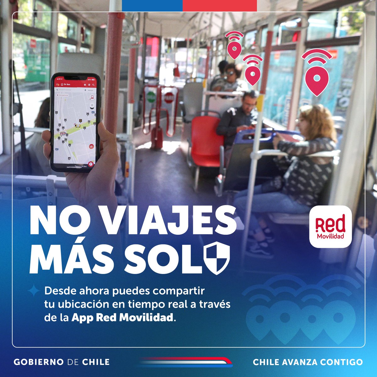 🔴👮Conoce las mejoras a tus viajes nocturnos🌜🚍.⁣⁣
📹Buses con televigilancia en vivo.
🚏Solicita bajar del bus entre paradas y camina menos.
📲Usa la APP Red y comparte tu viaje con tus conocidos.