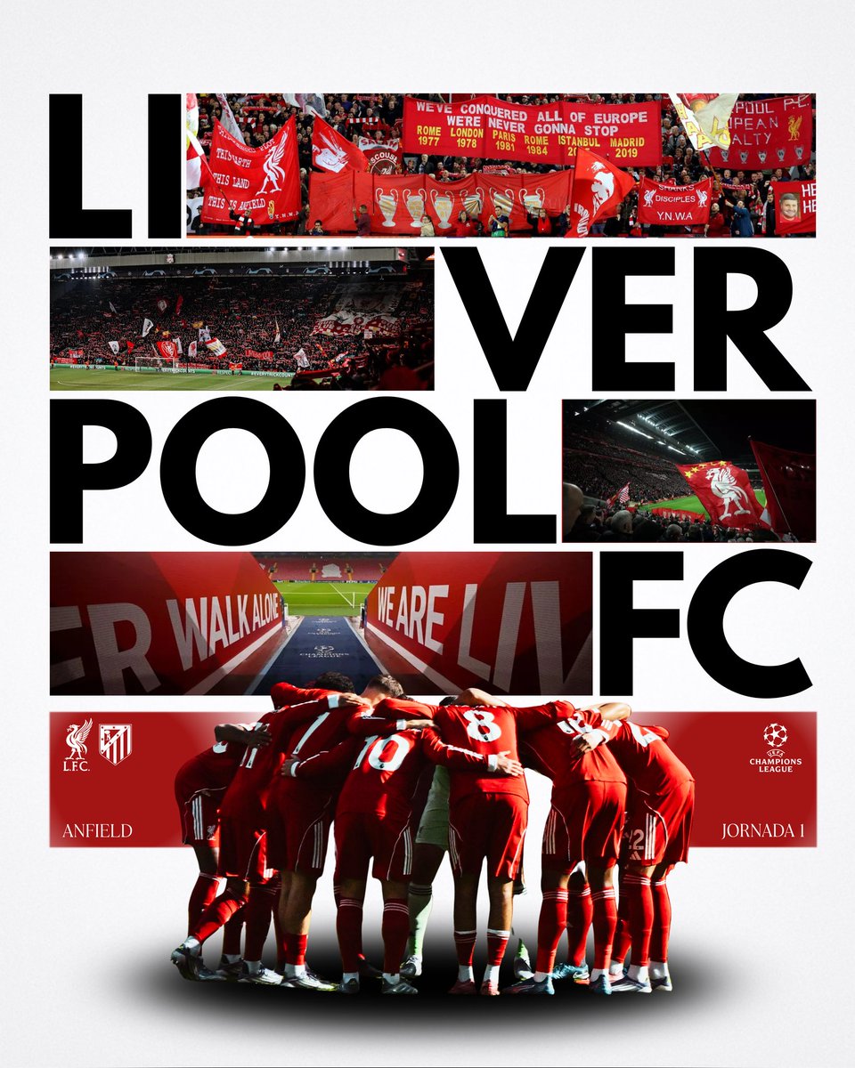 Vuelve la Champions League 🤩

Liverpool recibe al Atlético de Madrid en su próximo partido.

¿Sensaciones? 👇🏽