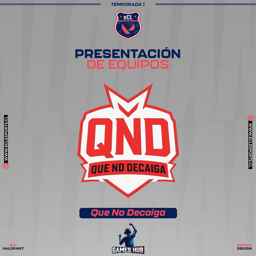 8/8 equipos confirmados para nuestra 1ª temporada de ECL - Valorant!!!🏆

#valorant #eSports #gaming