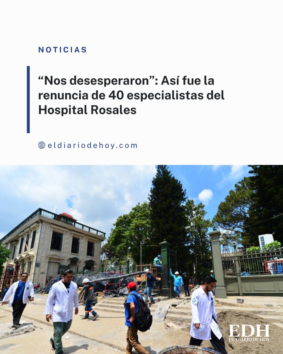 #Noticias #LoMásLeído | El Gobierno excluyó a médicos antiguos, solo convocó a reuniones a residentes. Empezó a trasladar a los más experimentados y les limitó el espacio.

👉 Conoce más en la nota: bit.ly/4pwMd47