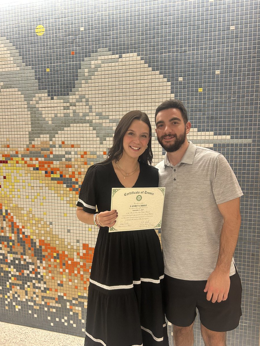 Officially tenure! Seriously could NOT have done it without my support system 🩵🥹✨ It’s a great day to be a Roadrunner! <a href="/MRSroadrunners/">Middle Road School</a>