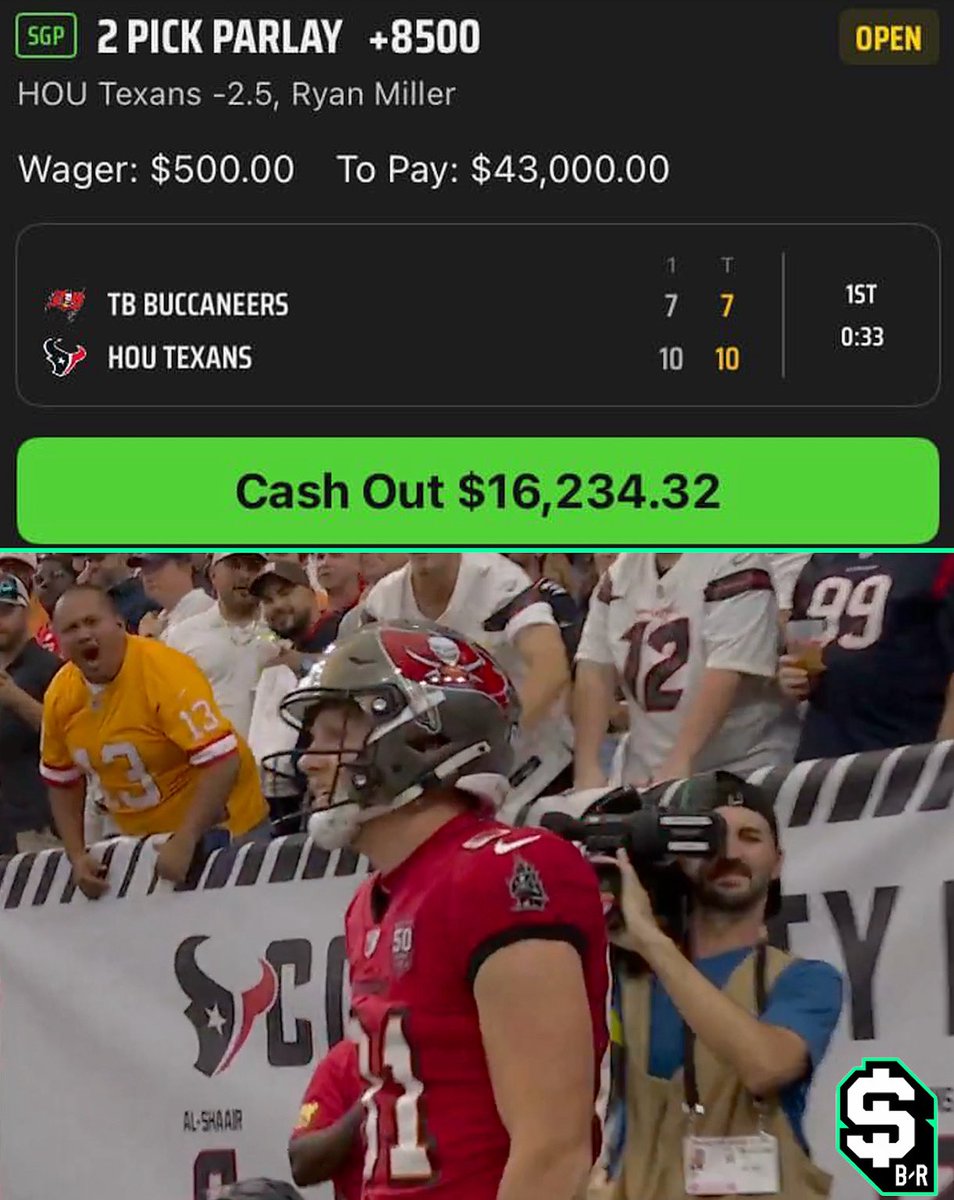 PARLAYING A +3000 TD SCORER IS INSANE...

This cashing? 🤔

(lewie.eatherton/IG <a href="/DKSportsbook/">DraftKings Sportsbook</a>)