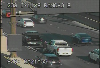 *TRAFFIC ALERT* (5:04p) - Left lane blocked on 11S past S. Rancho. (Pic RTC/FAST)