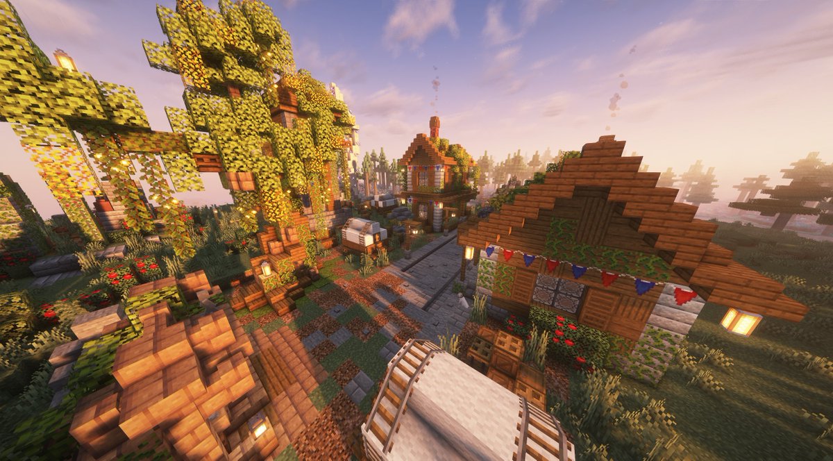 Doormctt's tweet photo. Day 1 of my SMP has been overall very successful (minus a few lag issues).

I am very grateful to be able to host this for all my friends, it makes me very happy that they are having a fun time.

Test stream tomorrow.

#doormattsmp #dmsmp (Beautiful spawn by Meff, Naia and Eddie) https://t.co/BoWgEQdAS5