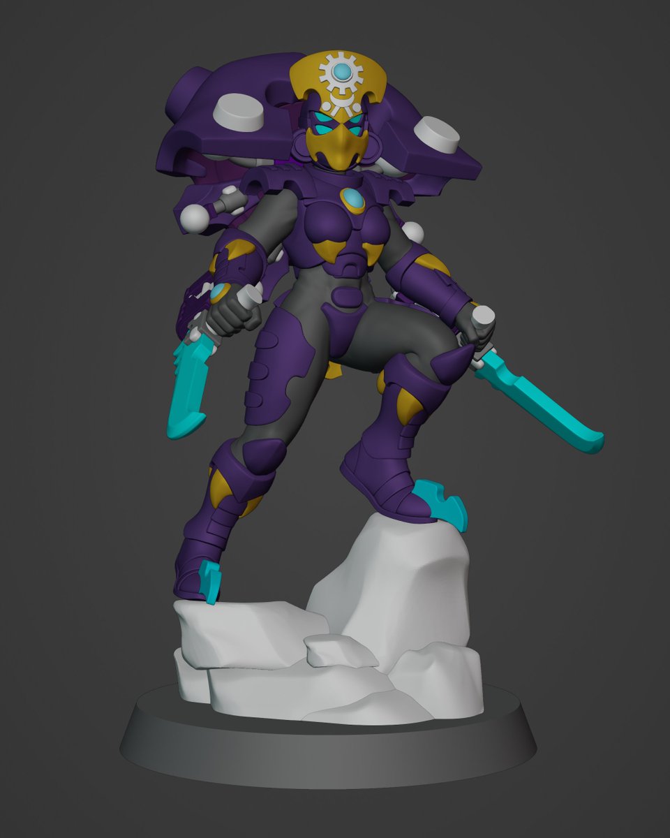 Chepac_3d's tweet image. Aprovechando los ratos libres para avanzar mis proxis de &quot;space elves&quot;. 🧝‍♂️🧝‍♀️

#b3d #blender #3dmodel #3dart #WarhammerCommunity #warhammer40k