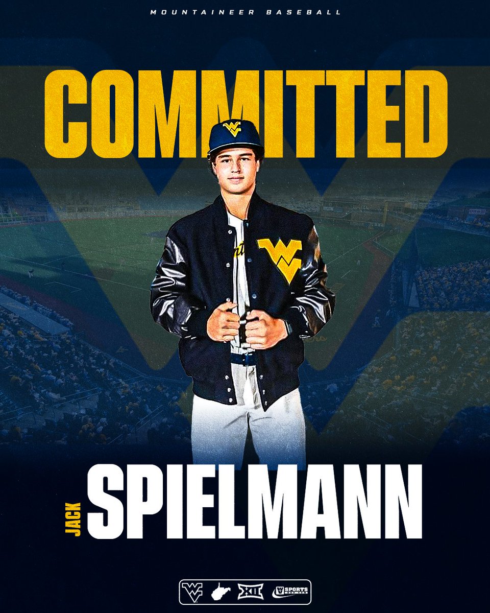 Catcher Jack Spielmann of Milton, WI commits to #WVU. The 2027 prospect brings big offensive upside and strong defensive tools behind the plate.

Read 👉 gowvu.us/l68
