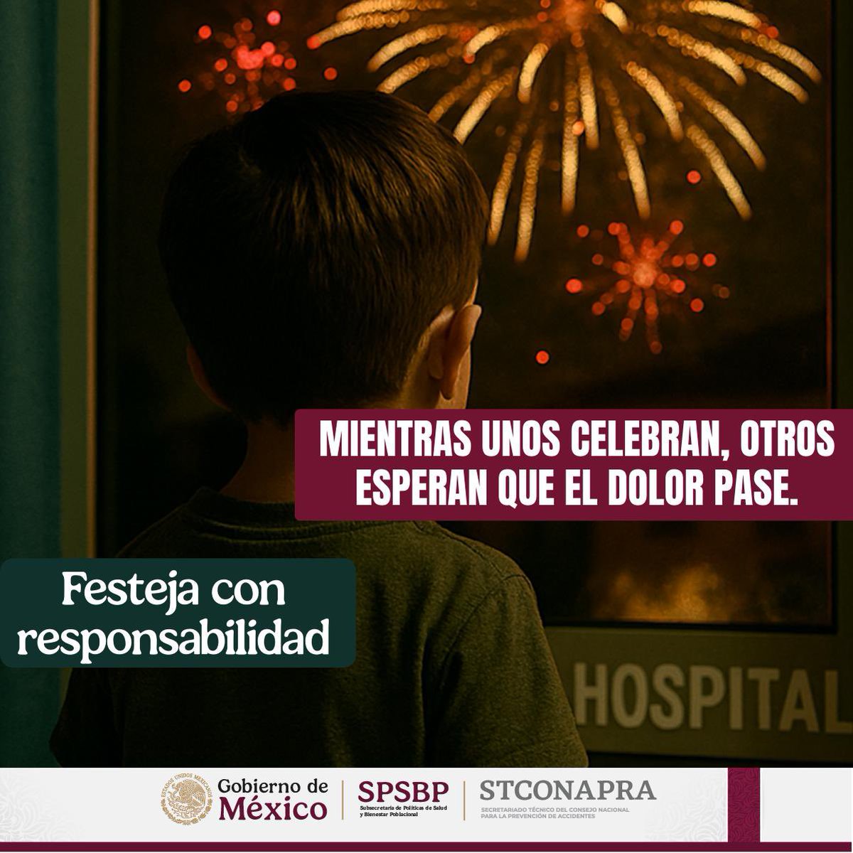 Una chispa no debería apagar una infancia.

🎆 Lo que parece juego puede terminar en tragedia: quemaduras, amputaciones, traumas.

#SPSBP #COEPRAS #CRUM #ASALV0