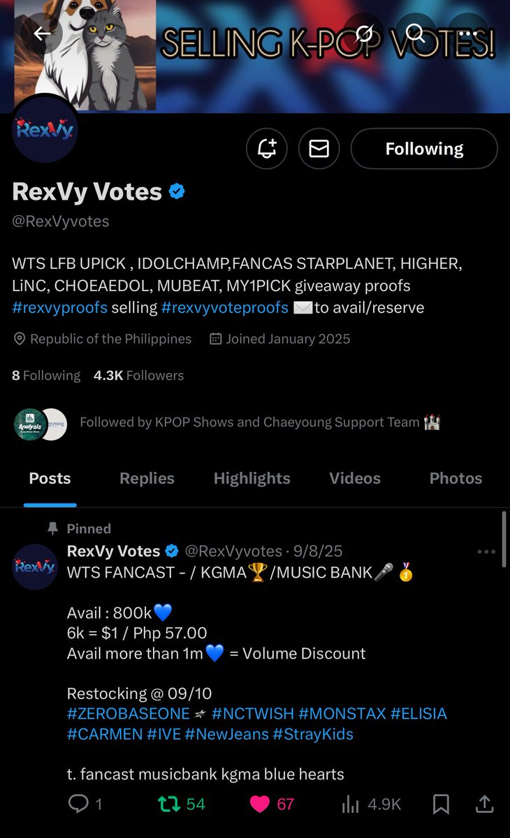 chaelopromotion's tweet image. RT DEAL for CHAEYOUNG 🚨
🏆 5k Hearts on #Fancast for every 100 proofs! 🔥
RULES:
- Follow @RexVyvotes
- RT & Like @RexVyvotes pinned twt
- RT & Like this tweet
Will end in Sept. 18 hours ‼️
#채영 #CHAEYOUNG #チェヨン #彩
#TWICE #트와이스 @JYPETWICE