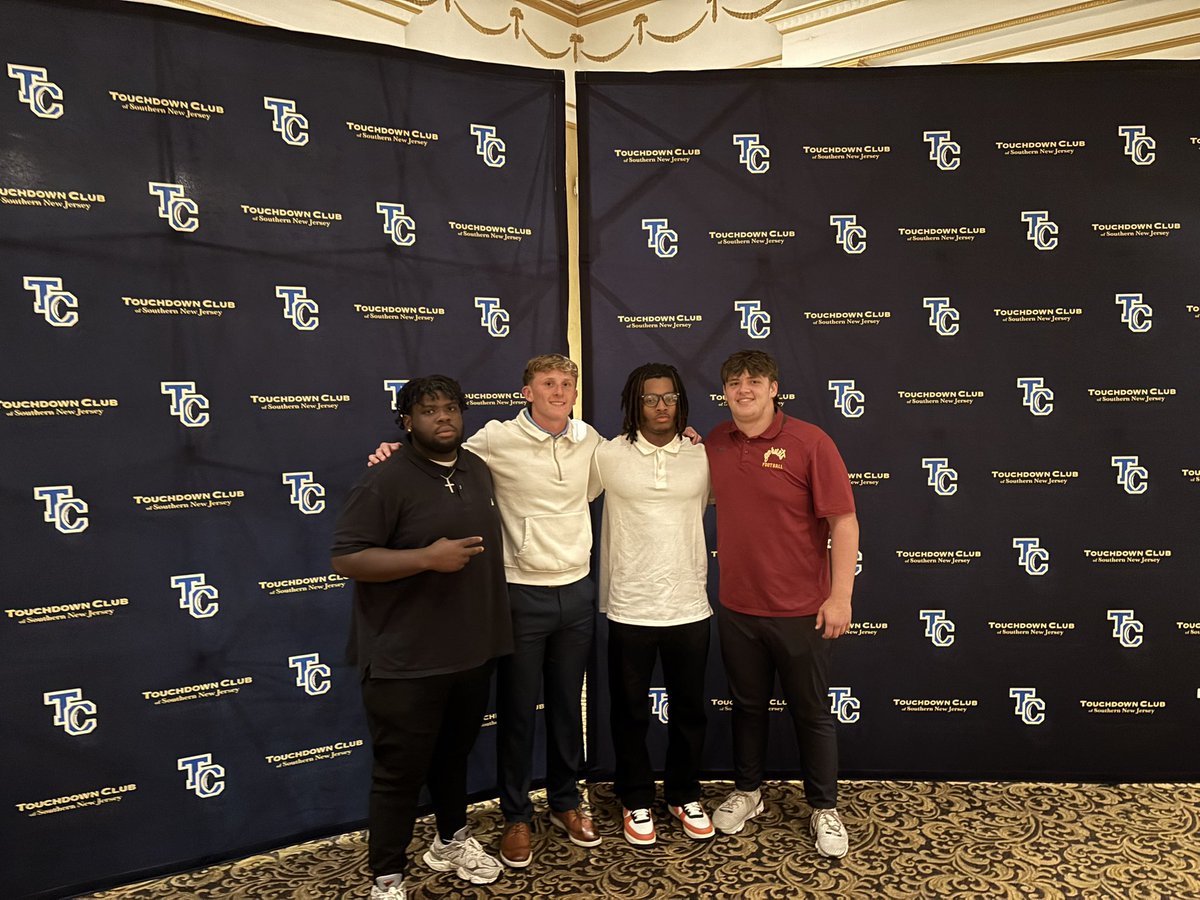 Haddon Heights Football (@garnetfootball) on Twitter photo Thanks to the Touchdown Club Of South Jersey for having our guys!!!! #GoHeights! 💎 Thanks to the Touchdown Club Of South Jersey for having our guys!!!! #GoHeights! 💎