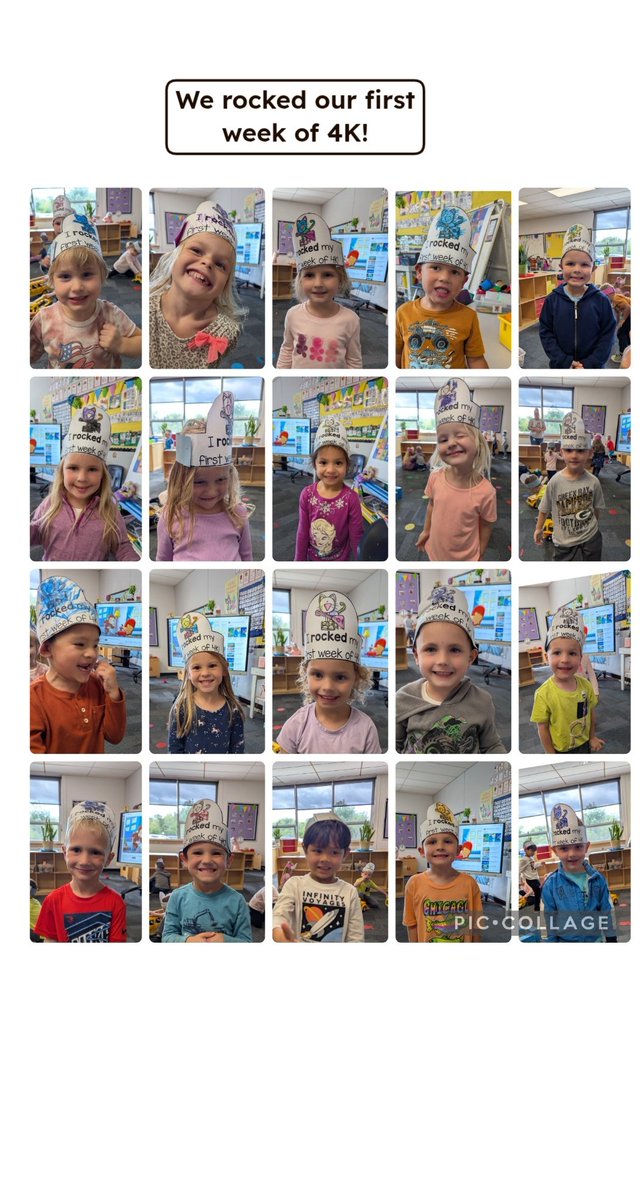 We rocked our first week of 4K! <a href="/PCSD_FV/">Fairview Elementary</a> #raiderstrong