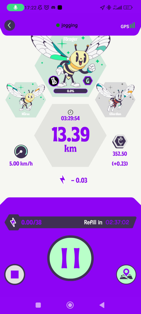 OPiAdsLottery's tweet image. First Walk🏃 after the #SavageMint Weekend
38 Energies⚡! #LifeBomb 🌱 #M2E
Earned 352.5 CAT ≅ 0.0912 #SOL ≅ 21$🪙 (at current prices)🎉
In 3h30 (with a break to recharge smartphone🔋 and some shopping)
Normally around 2h30
I need more Ventilator🐝 Bees to reduce duration
(By…