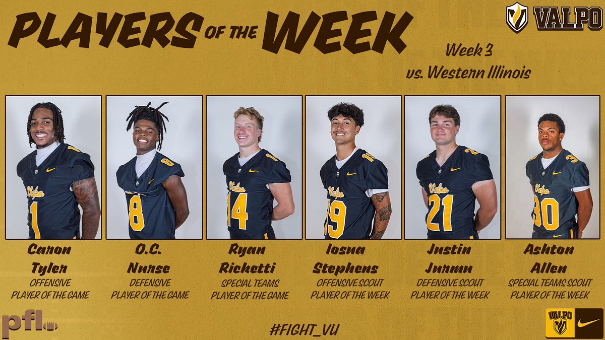Game 3️⃣ Players of the Week 🟤🟡

#FIGHT_VU | #GOVALPO