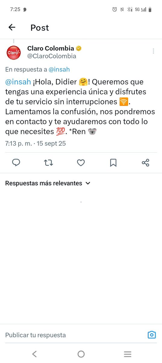 MALPARIDOS <a href="/ClaroColombia/">Claro Colombia</a> eso llevan diciendo y nada de solución MENTIROSOS ASQUEROSOS, MEDIOCRES DE MIERDA! ROBAN Y ROBAN Y NO PASA NADA. <a href="/sicsuper/">Superintendencia de Industria y Comercio 🇨🇴</a>  COMPLICES CORRUPTOS!