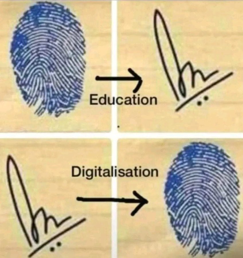 Lhamo_Y's tweet image. Once thumb prints marked the “uneducated”, digitalization flips the script lol 
#digitalization 
#Nepal
