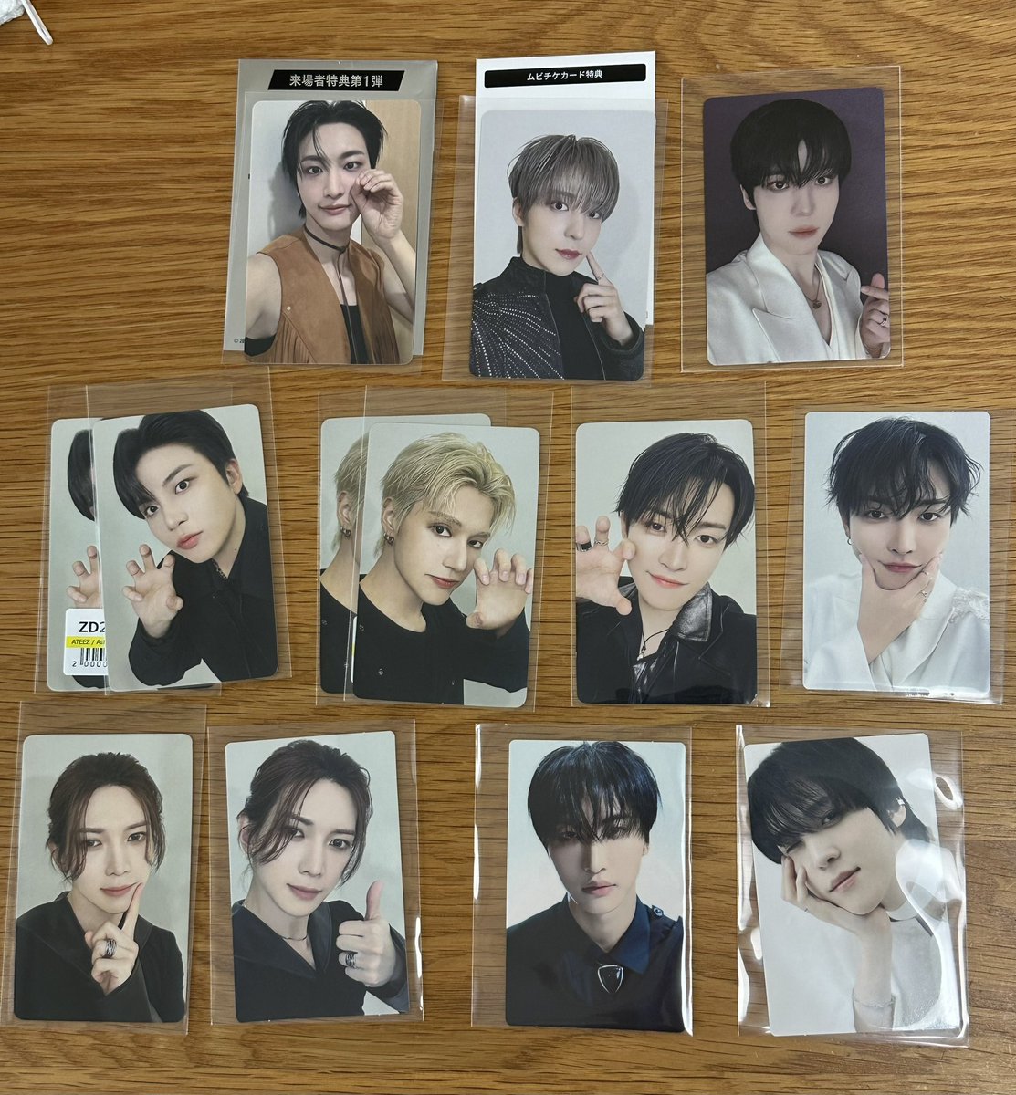 ATEEZ 交換 トレカ
Ashes to Light
ムビチケ TOWARDS THE LIGHT:WILL TO POWER
グッズ特典

譲 : ホンジュン、ソンファ、ユノ、ヨサン、ウヨン、ジョンホ

求 : 同種 サン

10/23神戸手渡し、または郵送にて交換探しております！異種も検討していますのでお気軽にお声掛けください。

#ATEEZ交換