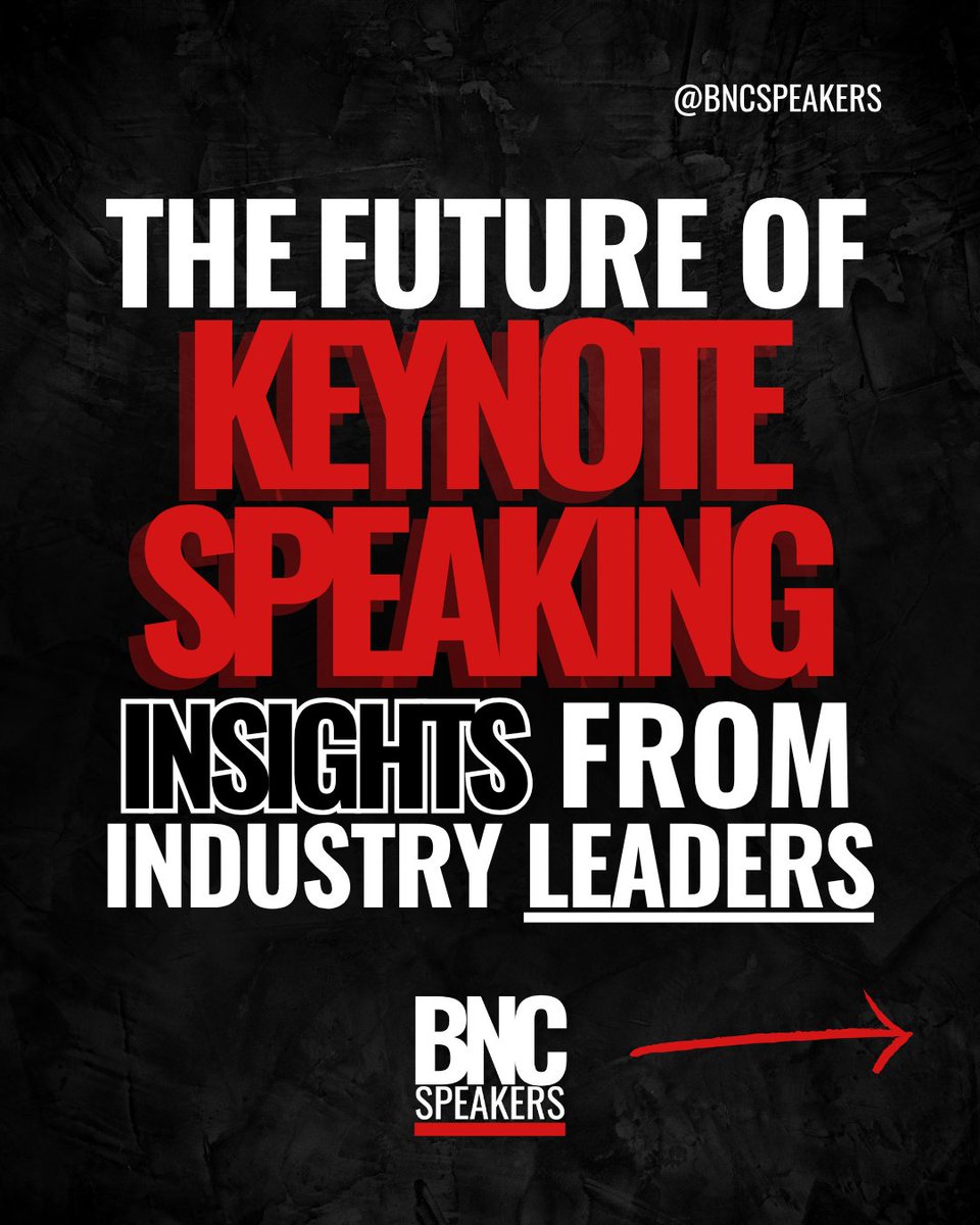 bnc_speakers's tweet image. The FUTURE of keynote speaking is shifting toward substance, relevance, and real audience connection.

Need help choosing the RIGHT Keynote Speakers for YOUR next event?
Visit👉bncspeakers.com or send us a DM!🔥

#Motivational #CorporateEvent #KeynoteSpeaker #EventPlanner