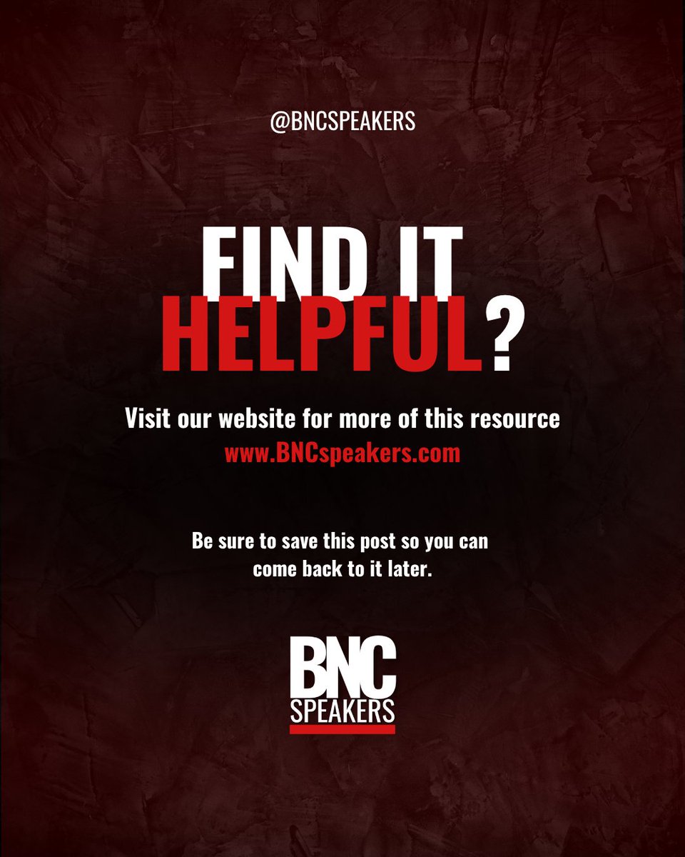 bnc_speakers's tweet image. The FUTURE of keynote speaking is shifting toward substance, relevance, and real audience connection.

Need help choosing the RIGHT Keynote Speakers for YOUR next event?
Visit👉bncspeakers.com or send us a DM!🔥

#Motivational #CorporateEvent #KeynoteSpeaker #EventPlanner