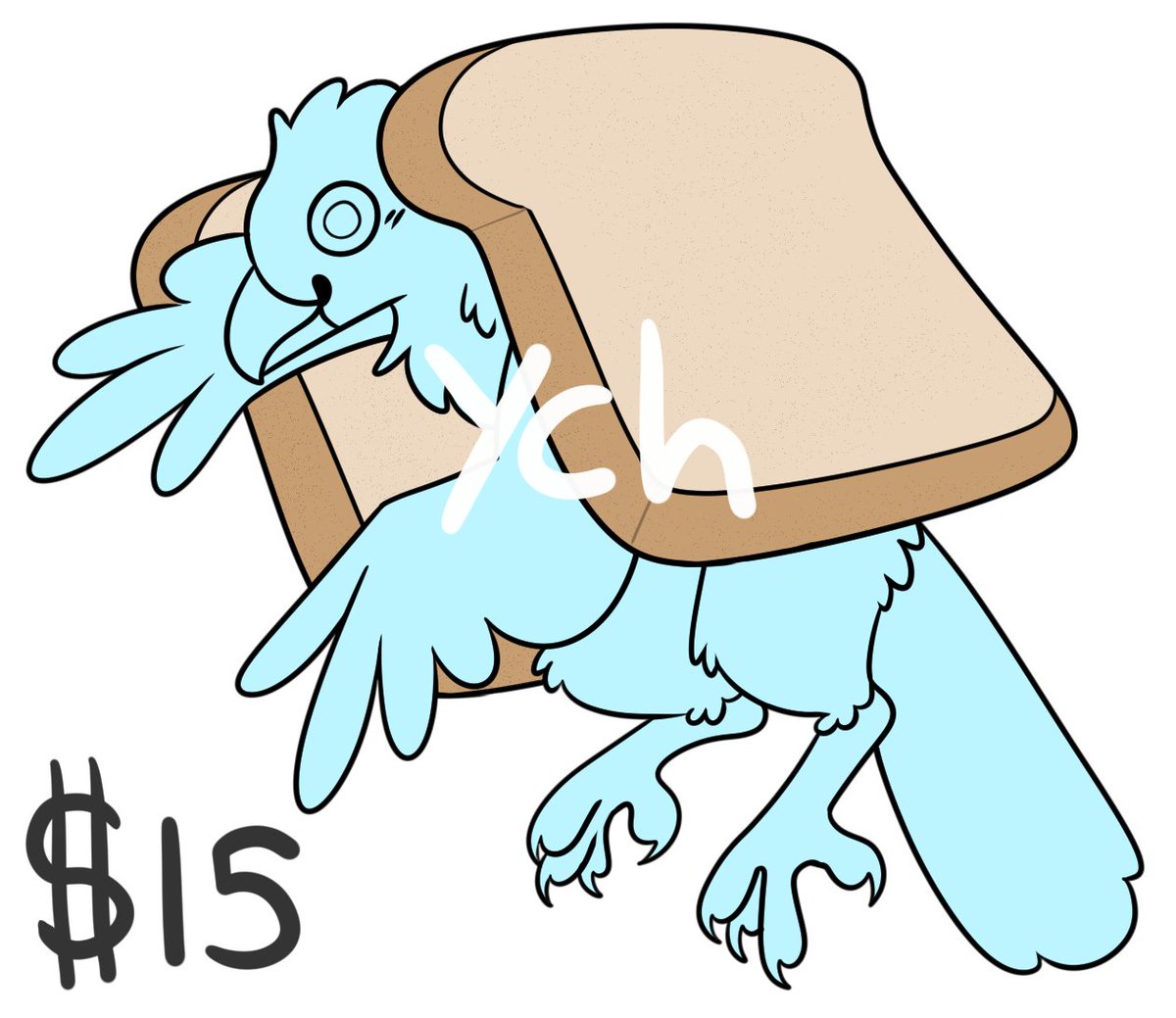 Panicpigeon's tweet image. ❗️Birb Sandwich YCH! $15 each unlimited slots
Dm to claim a slot I did a redo of an old YCH of mine that iv wanted to improve! &amp;lt;3