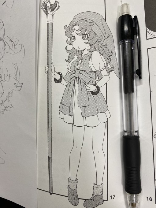 追加DLC衣装セットの ベロニカマリベル以前描いたなぁ