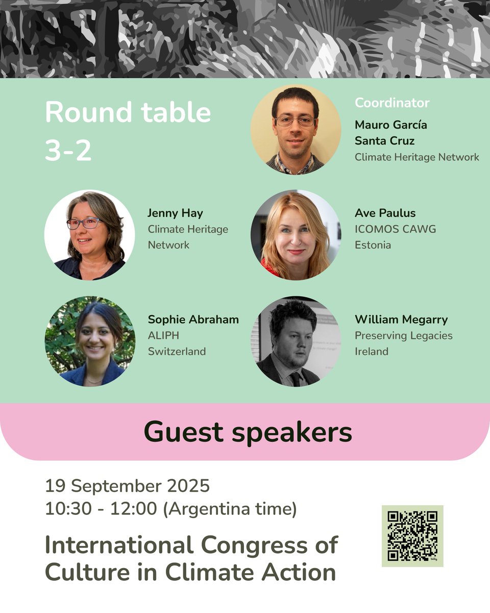 Iniciativa Patrimonio y Cambio Climático tweet media