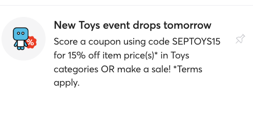 temps_merch's tweet photo. Mercari is running an event starting in 6 hours on toys (the category most of my stuff is in). In honor of this, I'll leave my Mercari shop open till 3 pm EST tomorrow to give y'all a chance to cash the coupon in with me. It'll be a hard stop at 3 tho to give me time to pack/ship https://t.co/2Jk8R55IZt