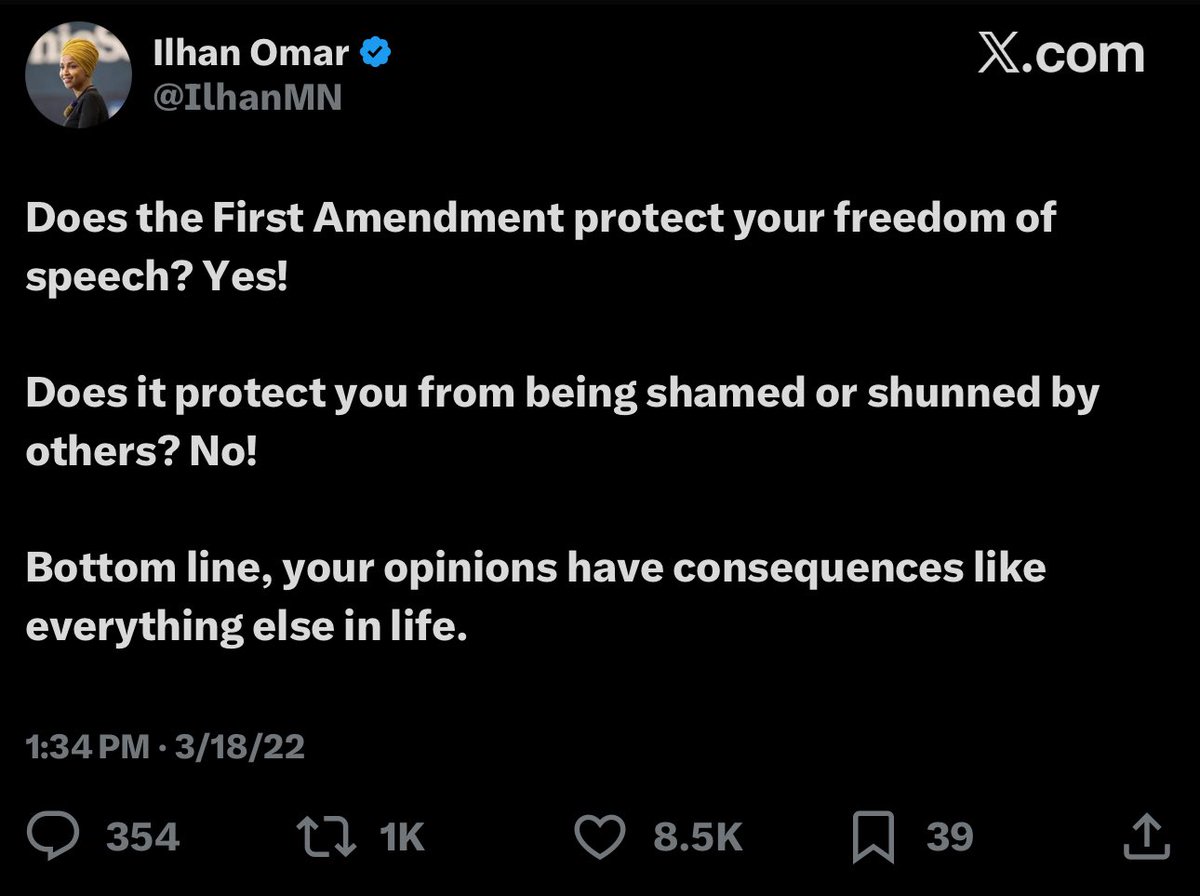 <a href="/NancyMace/">Nancy Mace</a> She stated this only three and a half years ago x.com/ilhanmn/status…