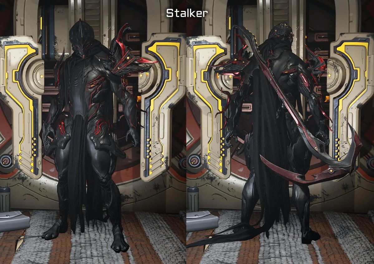 SubtleDuck89's tweet image. An Excalibur for every faction. 
Stalker Excalibur. 
#warframe #tennocreate #fashionframe