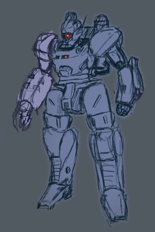 deadkiter's tweet photo. Random sketch mecha from my friend’s verse

友人の小説からのメカ落書き https://t.co/ww4iBdLM6W