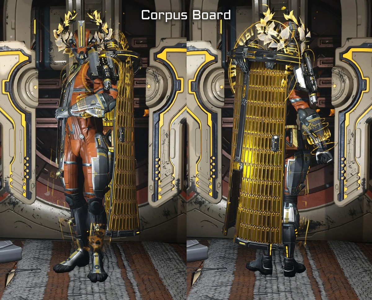 SubtleDuck89's tweet image. Corpus Board Excalibur. 
An Excalibur for every faction. 
#warframe #fashionframe
