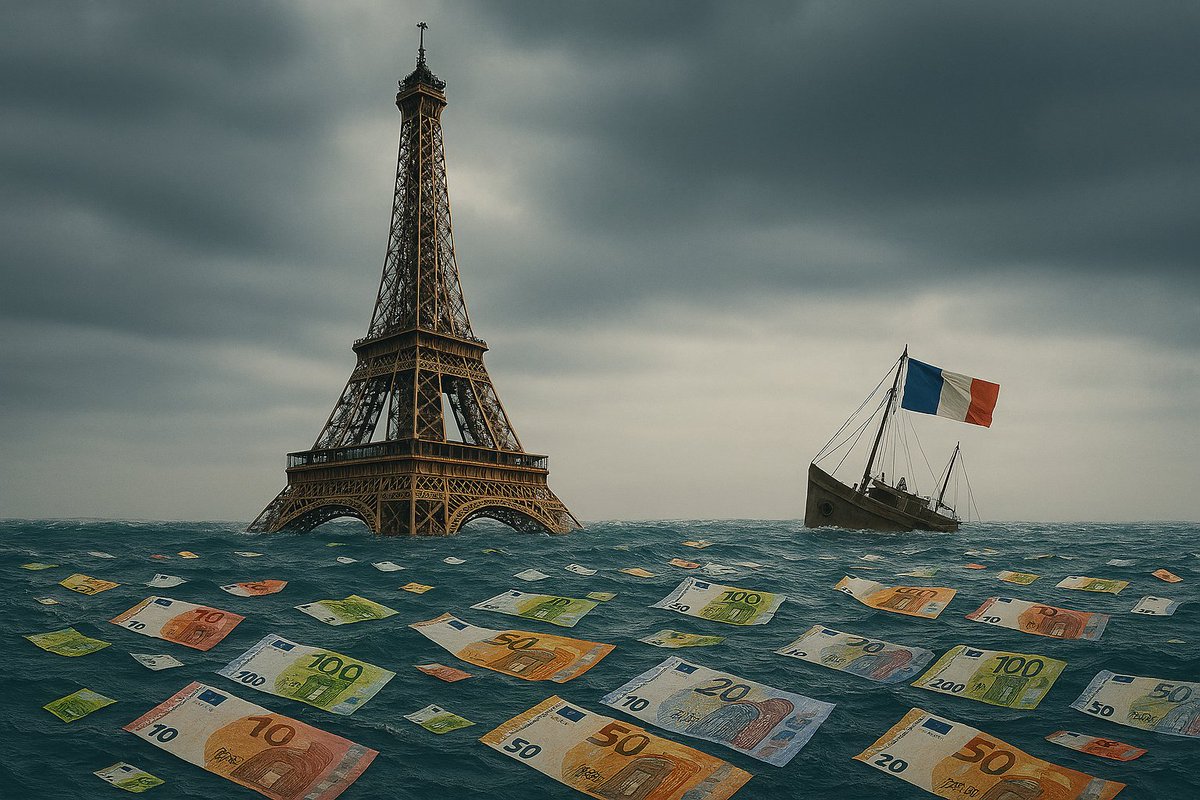 FRANCE IS HEADING FOR A FISCAL DISASTER - And the government in Paris is totally paralyzed. This will not end well:
#France #franceinfo #ecb 
europeanconservative.com/articles/analy…