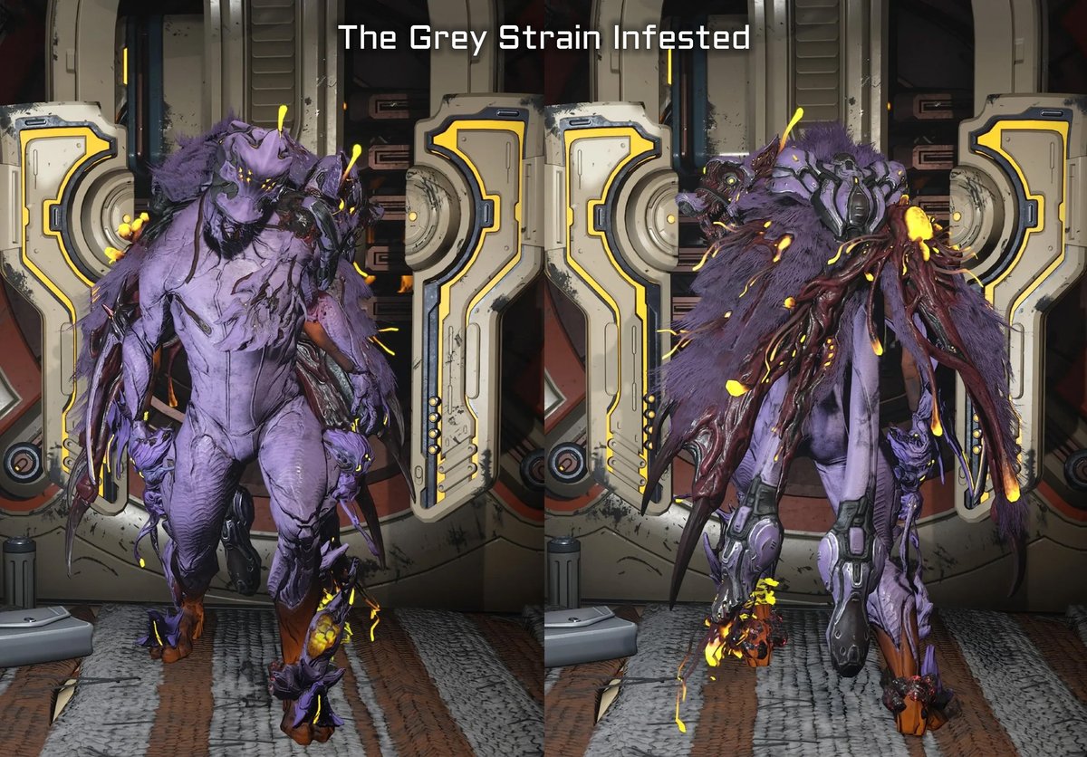 SubtleDuck89's tweet image. The Grey Strain Infested Excalibur. 
Excalibur for every faction. 
#warframe #fashionframe