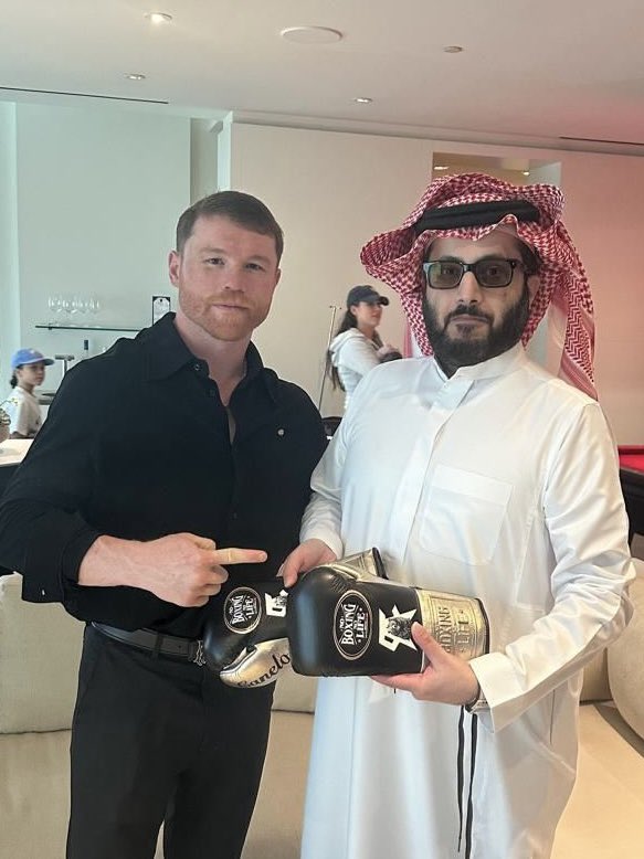I just visited the champ in his place. He will soon start his vacation with his family. He has 2 fights left with <a href="/RiyadhSeason/">موسم الرياض | Riyadh Season</a> in ’26. We offered him to work with us until he quits and retires. I want go give a special thank you to <a href="/Canelo/">Canelo Alvarez</a> for the special gift. He gave me the