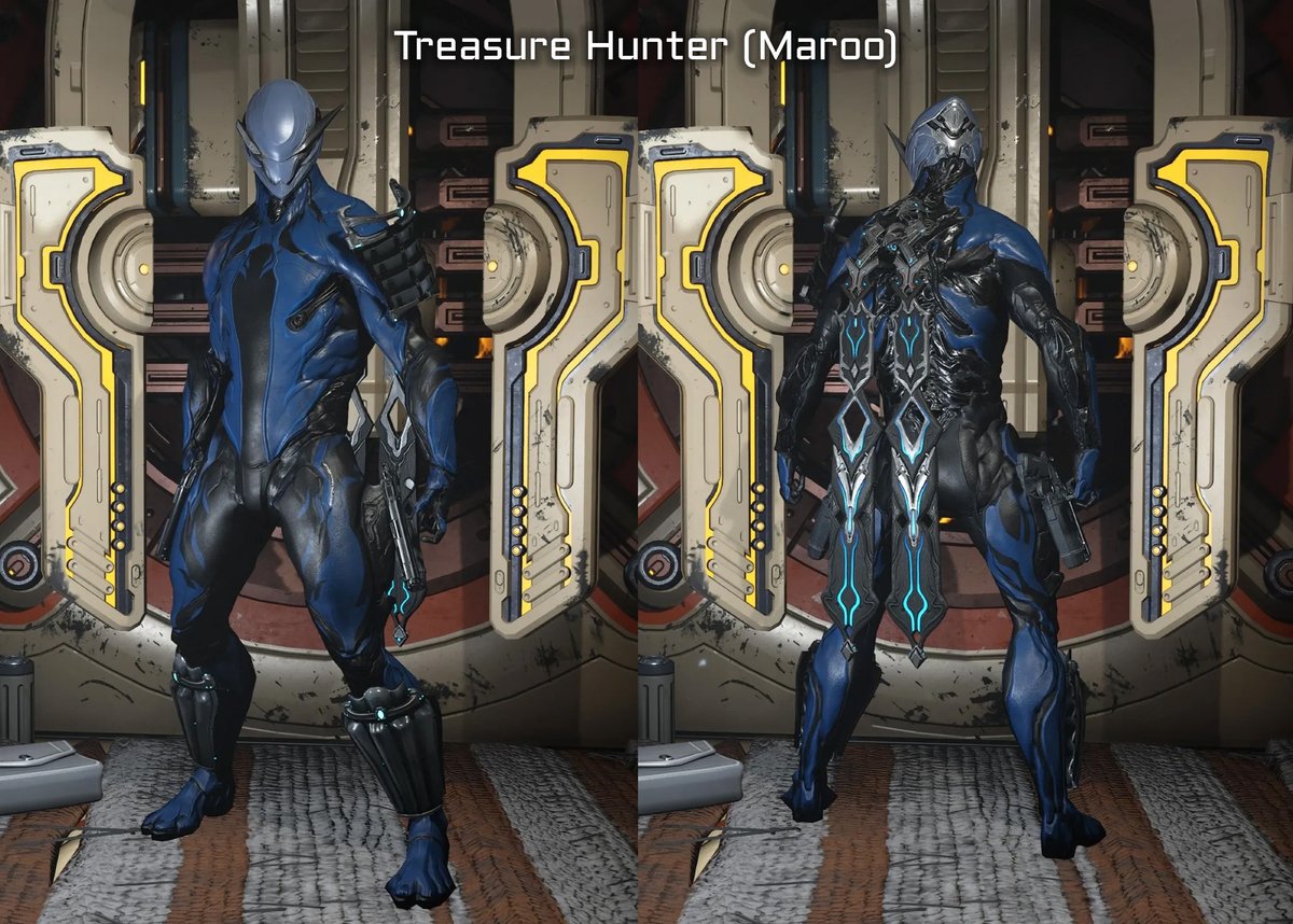 SubtleDuck89's tweet image. Treasure Hunter (Maroo) Excalibur. 
An Excalibur for every faction. 
#warframe #fashionframe