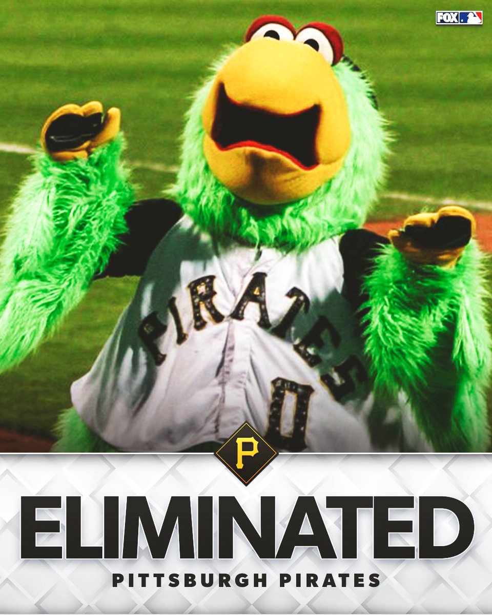 MLBONFOX's tweet image. The Pittsburgh Pirates have been eliminated from playoff contention.