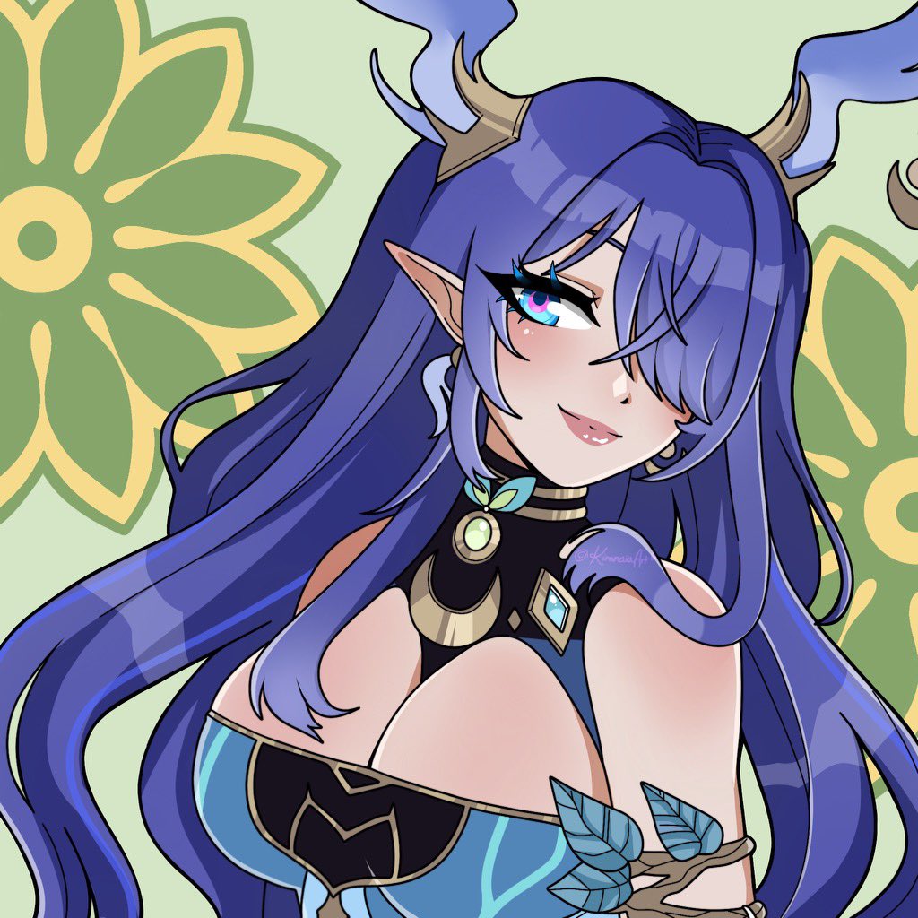 Nephenii's tweet photo. Lauma art 🖤🌙 we love the moon maiden. #GenshinImpact #Lauma #GenshinArt #fanart #HoYoverse https://t.co/wg8jlHjam7