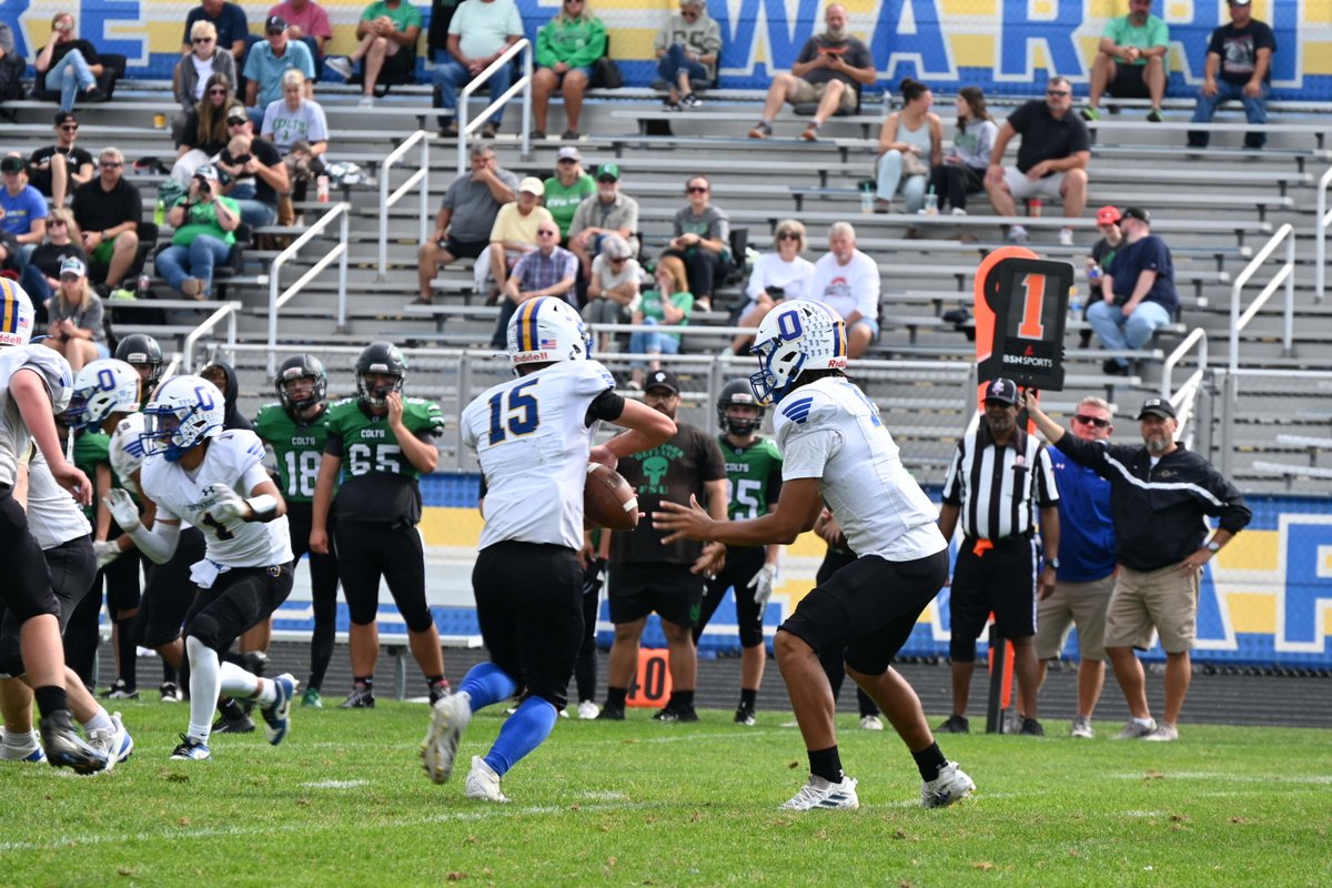 🏈 Our JV football team showed grit and determination as they took the field against Clear Fork! From start to finish, they played with heart, hustle, and #TheWarriorWay. 💙 💛