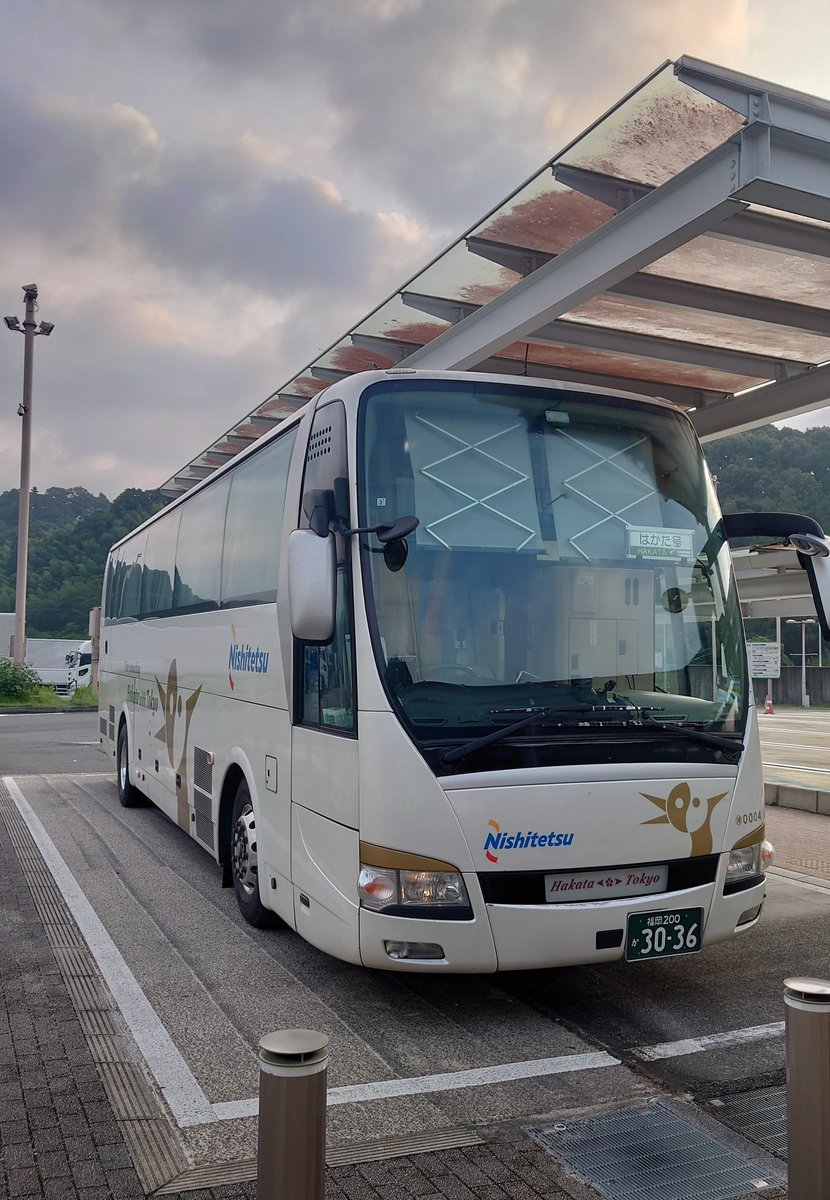 【激レア】西鉄高速バス はかた号 シール付き 福岡・北九州 〜 東京（新宿）線 夜行高速バス（はかた号）｜高速バス