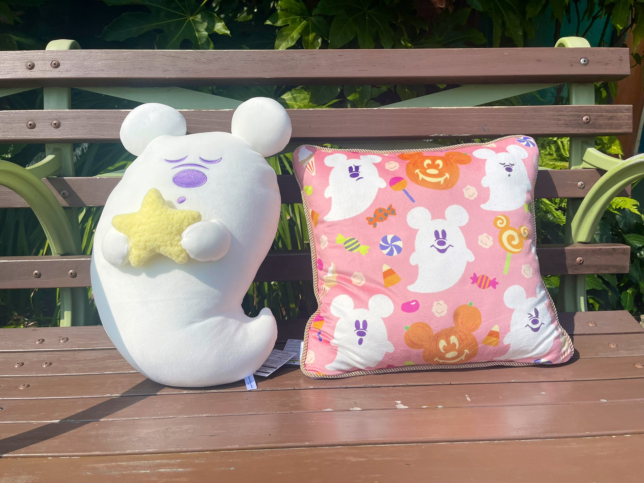 ディズニー　ハロウィン　ジャングルカーニバル　クッション　おばけ ジャングルカーニバルで取ってもらったおばけクッション🌟ゲーム