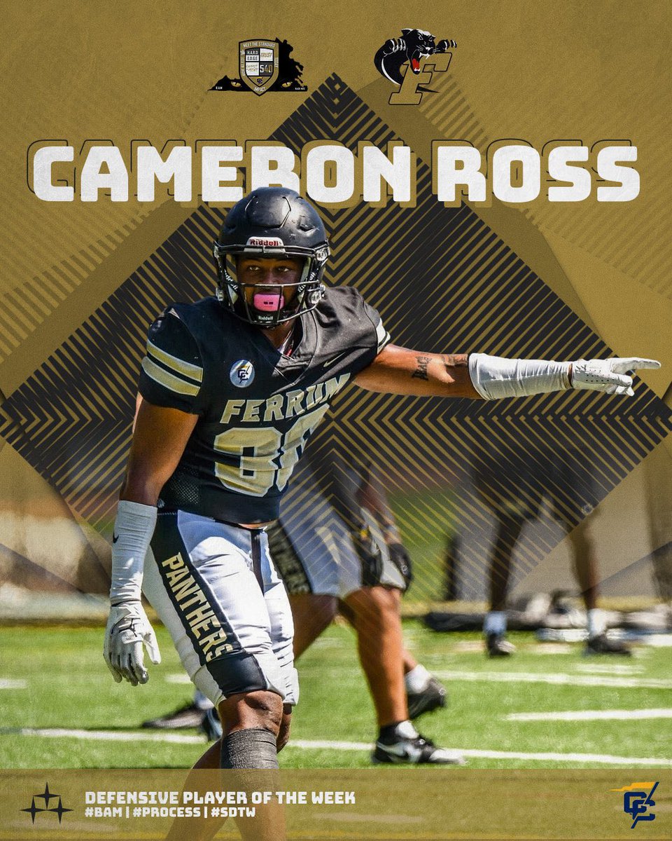 Omar Porter (@omarporter1) on Twitter photo Congratulations to former Charger and current <a href="/FerrumFootball/">Ferrum Football</a> <a href="/ceejay_ross/">Cameron James Ross (CJ)</a> on being Defensive Player of The Week. #ChargerPride Congratulations to former Charger and current <a href="/FerrumFootball/">Ferrum Football</a> <a href="/ceejay_ross/">Cameron James Ross (CJ)</a> on being Defensive Player of The Week. #ChargerPride