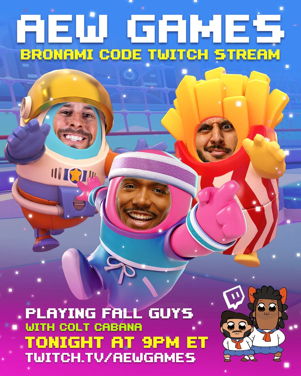 We’re live! Twitch.tv/aewgames